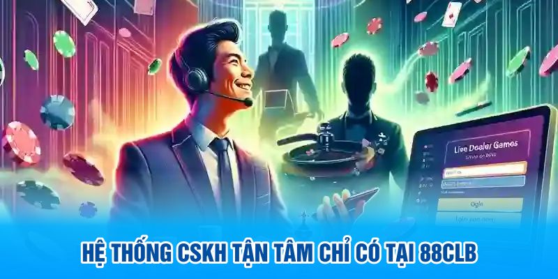 Hệ thống CSKH tận tâm chỉ có tại 88CLB