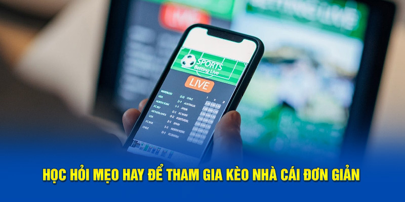 Học hỏi mẹo hay để tham gia kèo nhà cái đơn giản